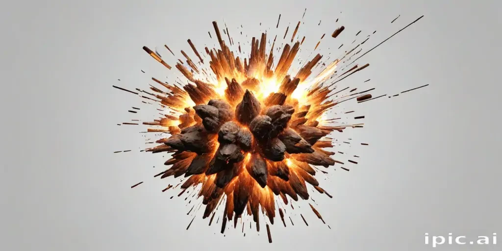 explosion transparent background