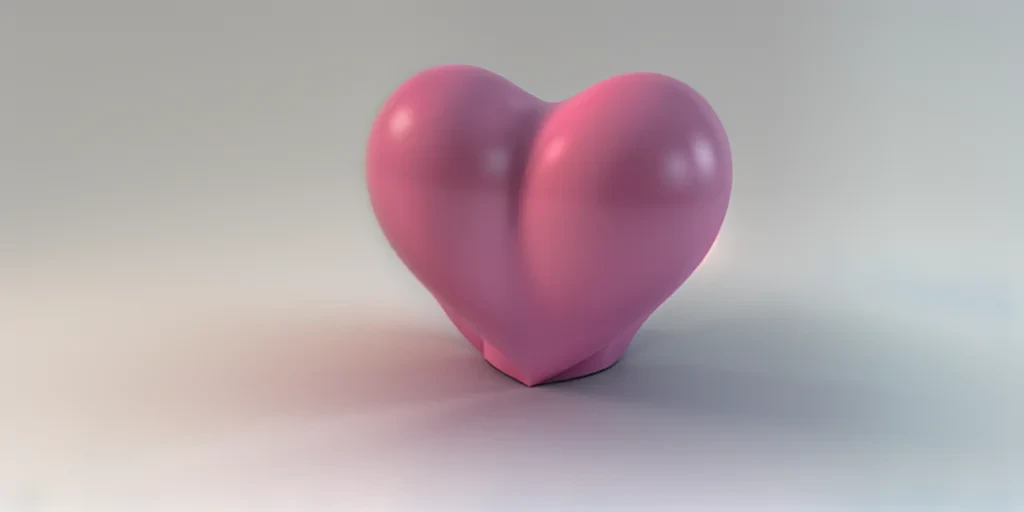 3d heart png