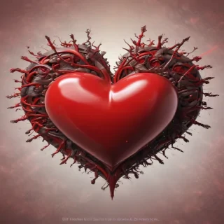 heart background aesthetic