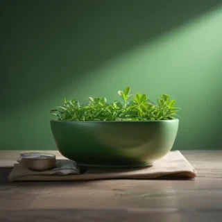aesthetic green background