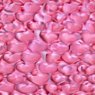 pink hearts background