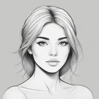transparent line art