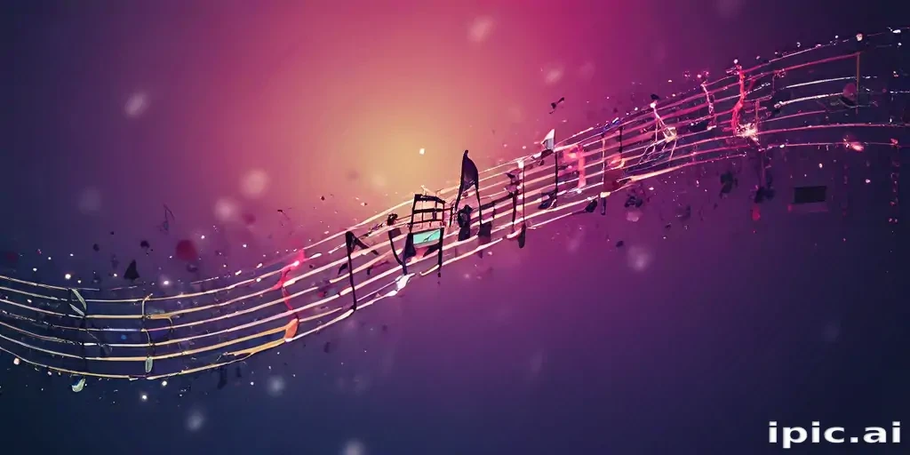 notes music background
