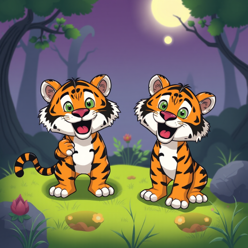 cartoon tigers