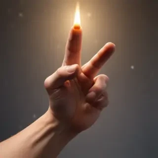you pointing finger