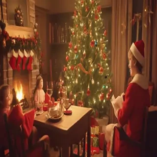 merry christmas vintage images