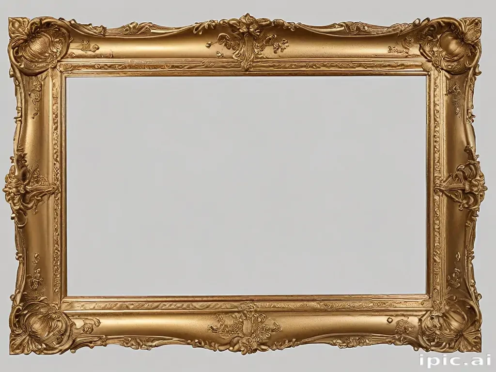 gold frame png transparent