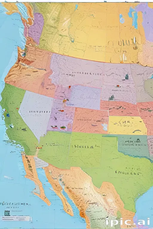united states of america map