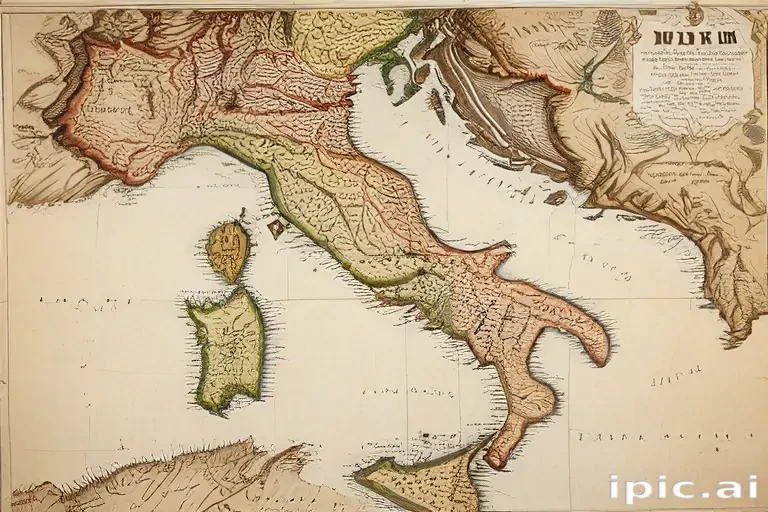 map of italy