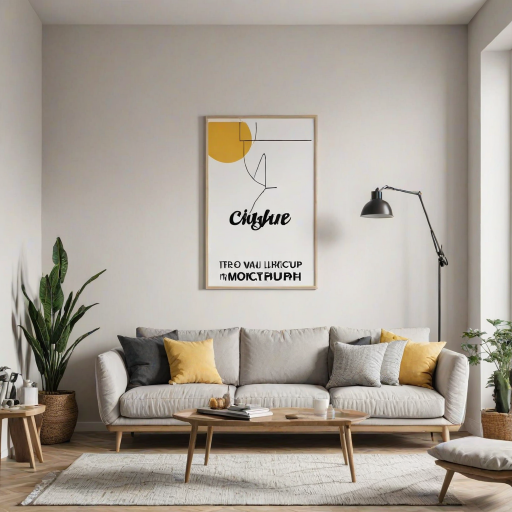free wall art mockup