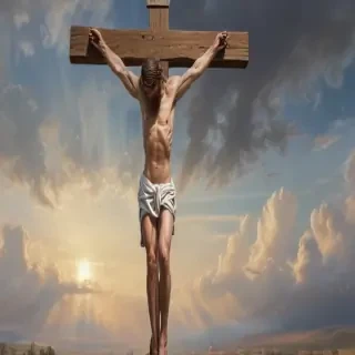 jesus on the cross picture