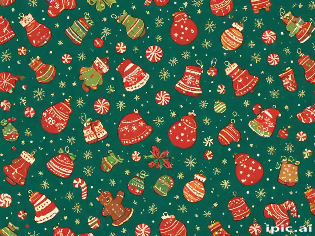 christmas pattern background