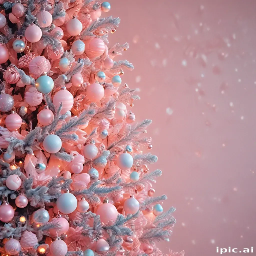 pastel aesthetic christmas wallpaper