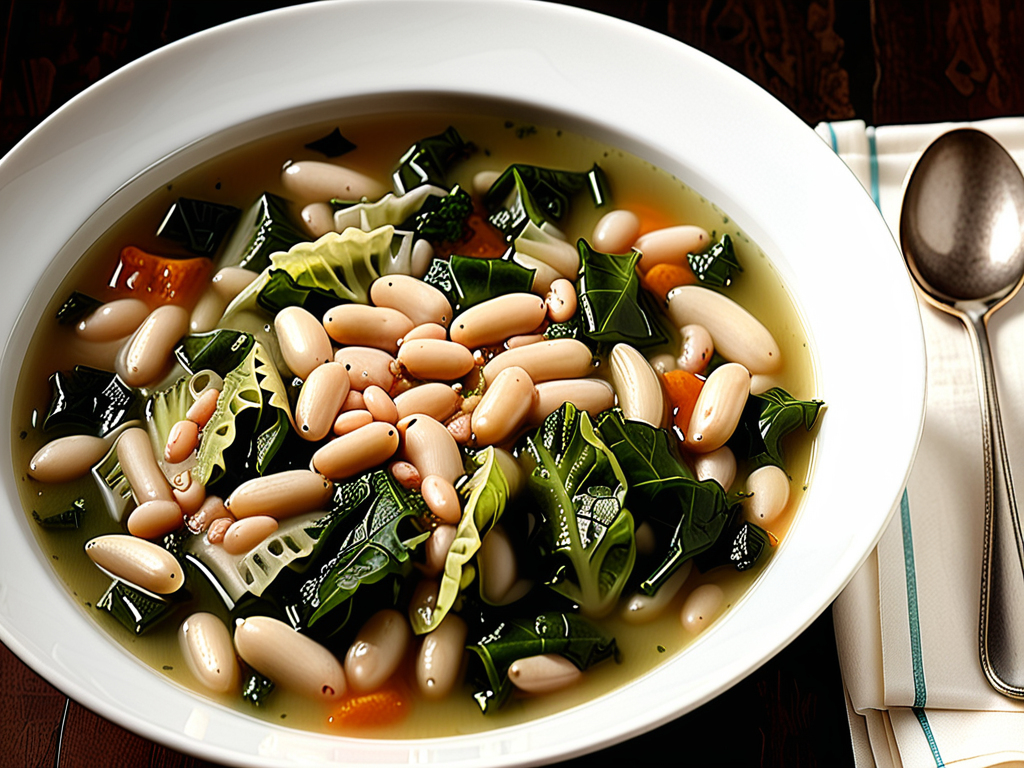 escarole and white bean soup