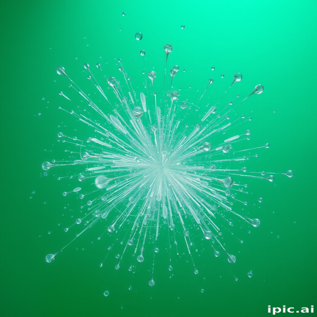 transparent explosion