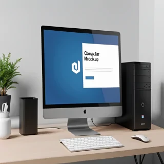 computer mockup free