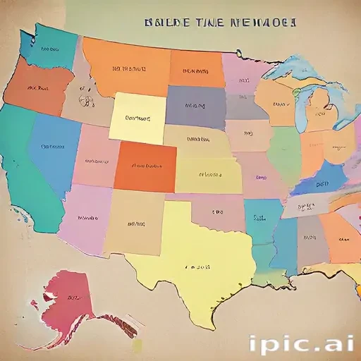 map of the us states