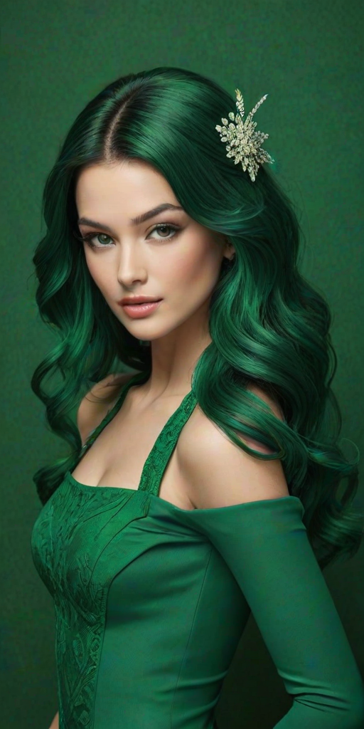 emerald green bg