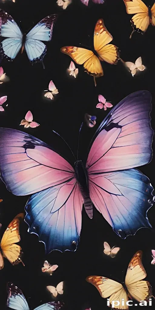 aesthetic wallpaper butterfly