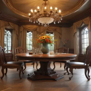 background with table