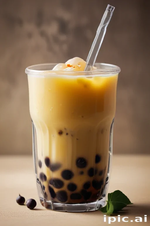 boba tea background