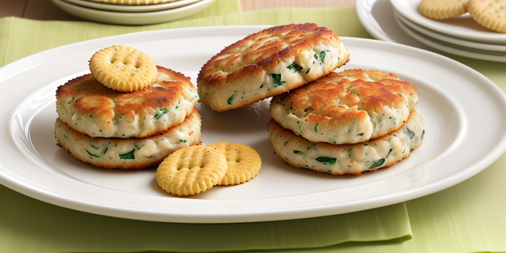 crab cakes with ritz crackers