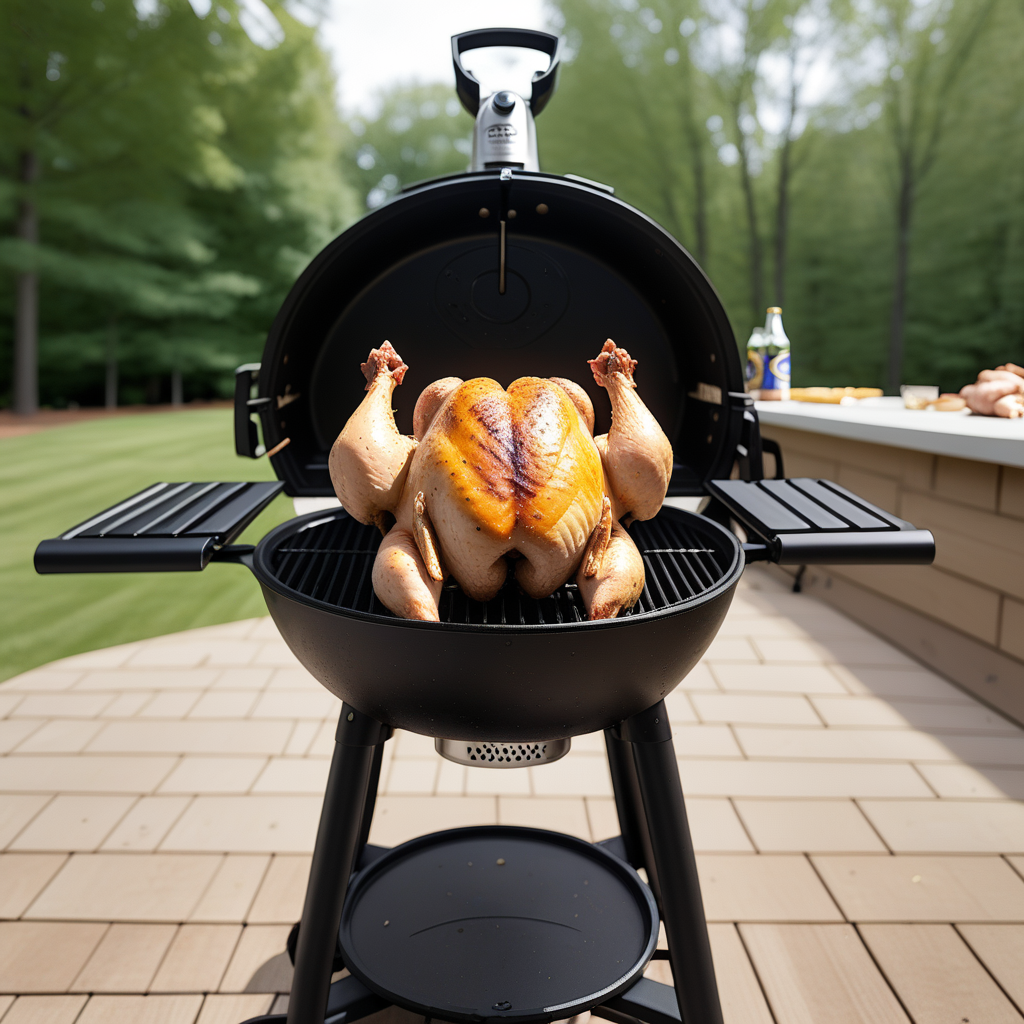 beer can chicken on a pellet grill