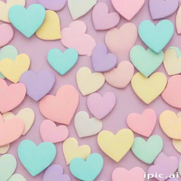 pastel heart wallpaper