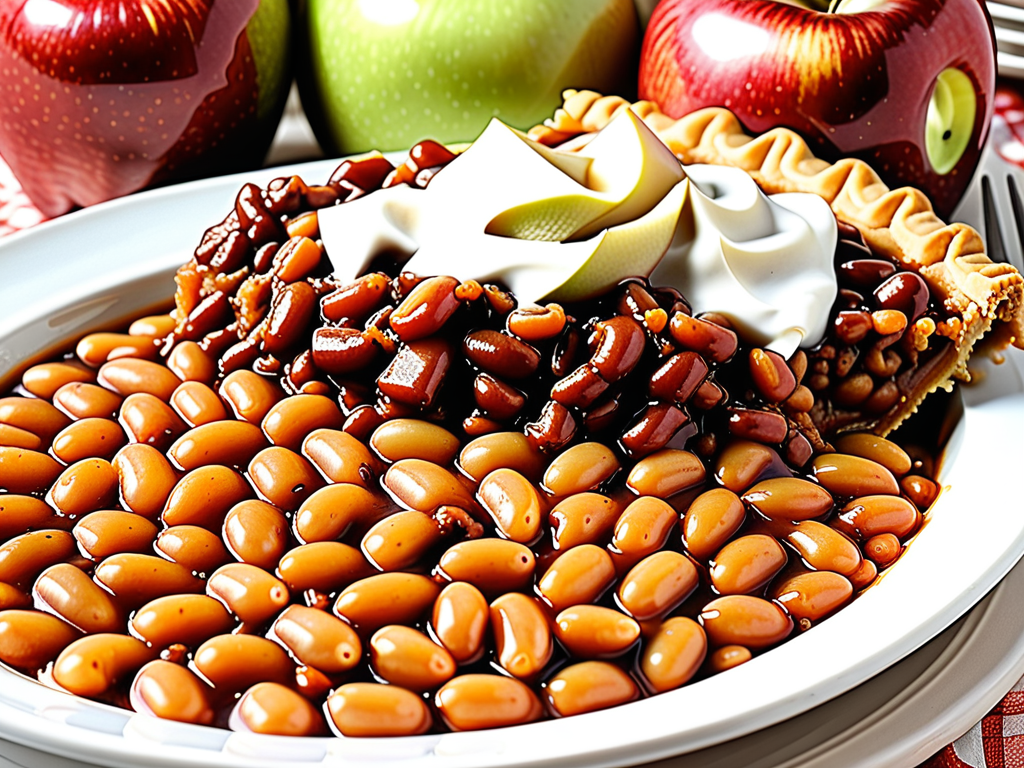 baked beans with apple pie filling