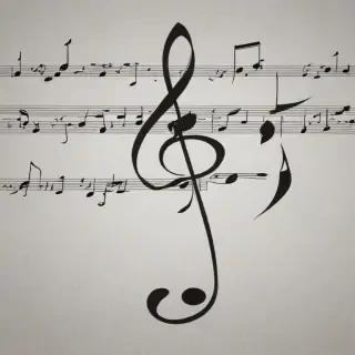 music notes transparent
