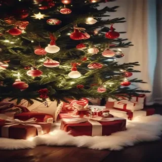 aesthetic christmas background