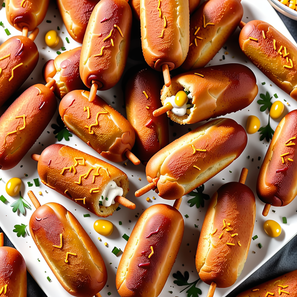air fry mini corn dogs