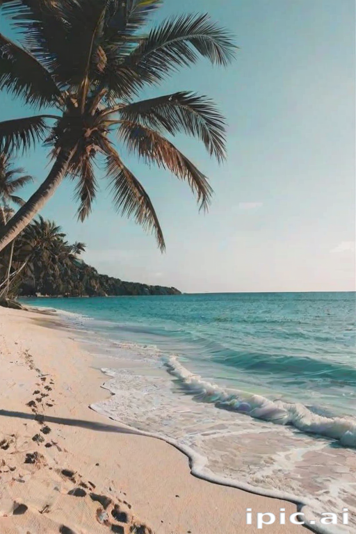 aesthetic beach background