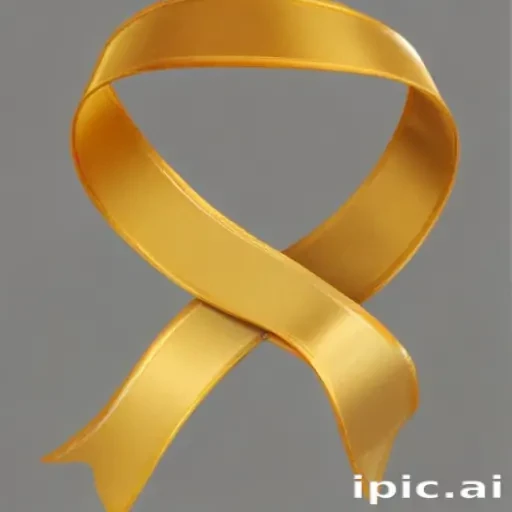 gold ribbon png