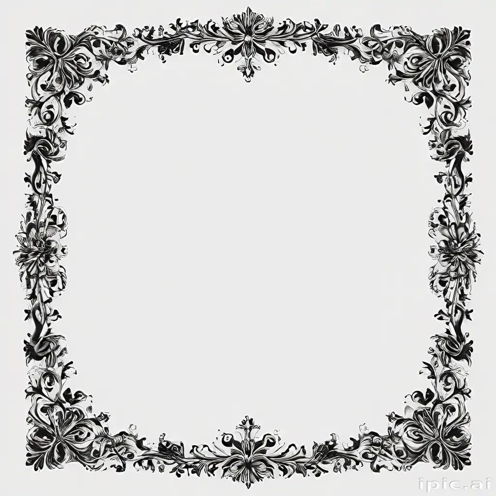 border clip art black and white