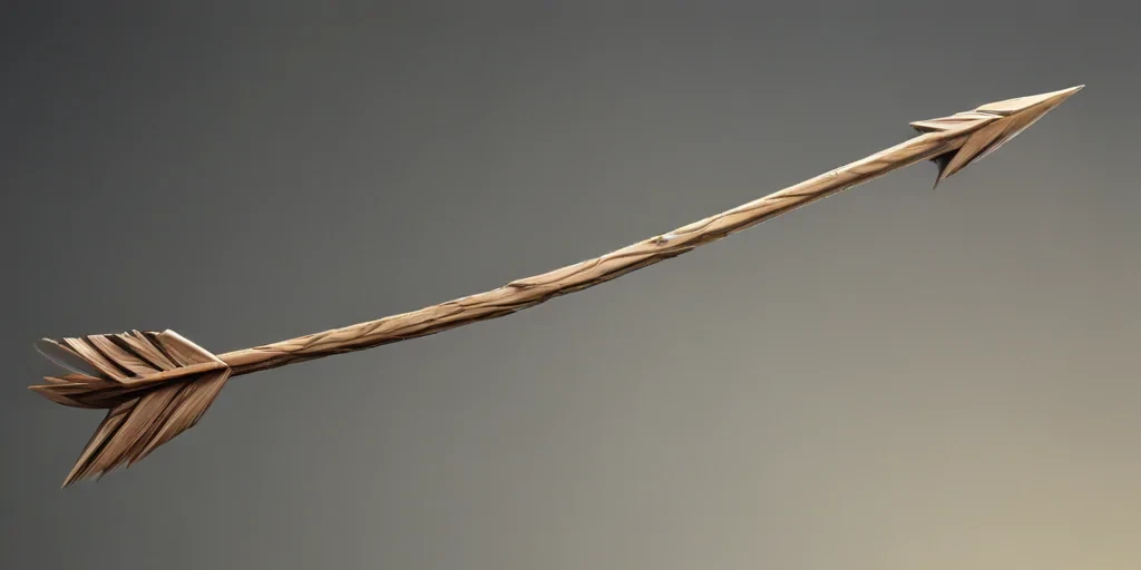 drawn arrow
