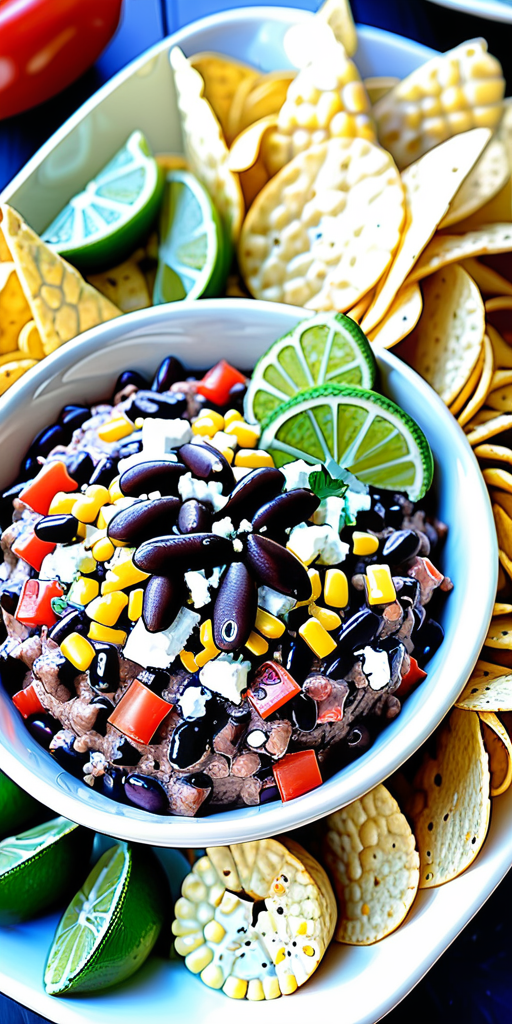feta corn black bean dip