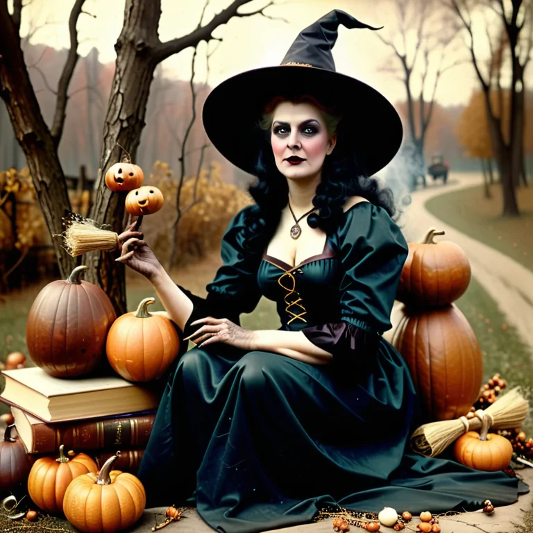 vintage witch photos