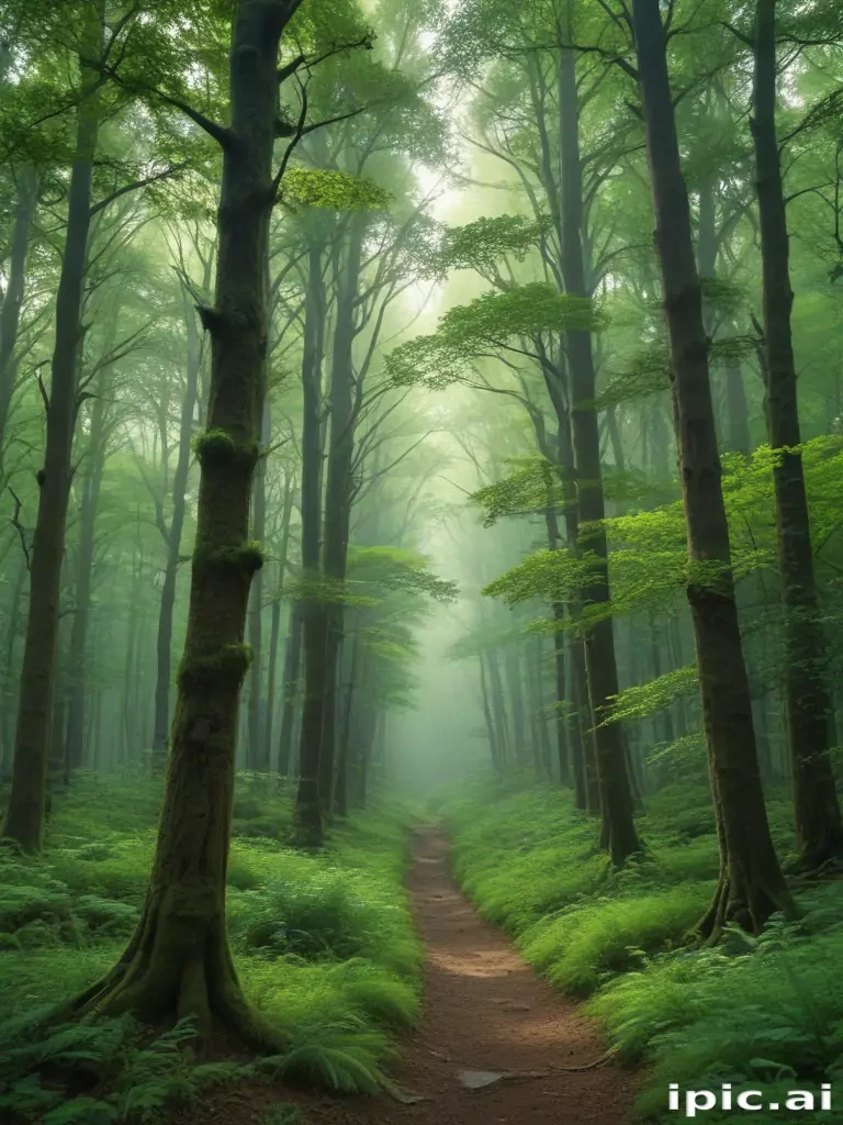 green forest aesthetic