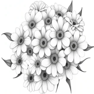 flower drawing png