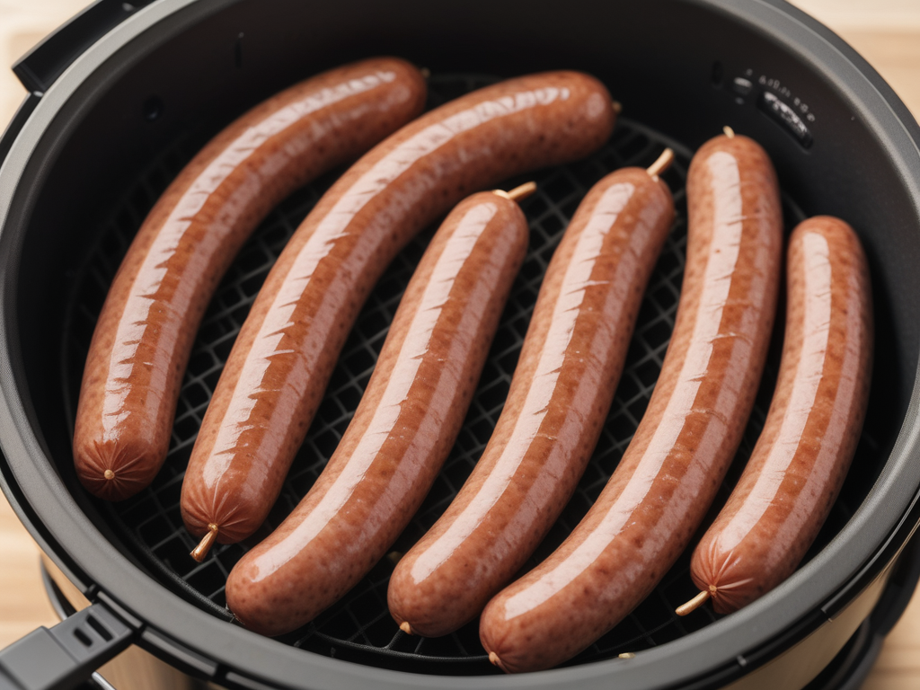 how long to cook smoked sausage in air fryer