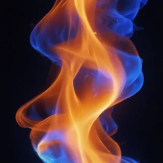 blue flame background