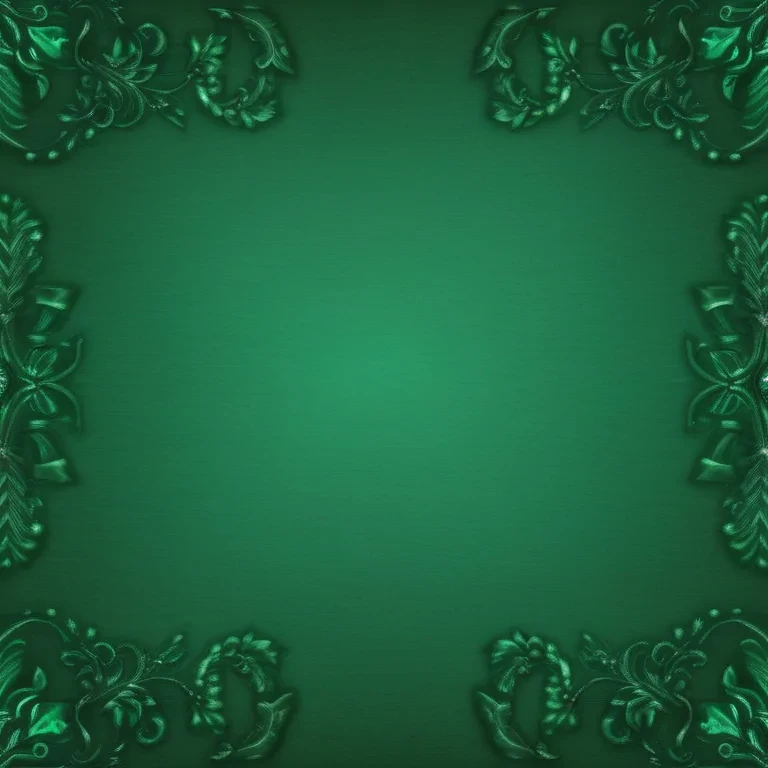 emerald green background