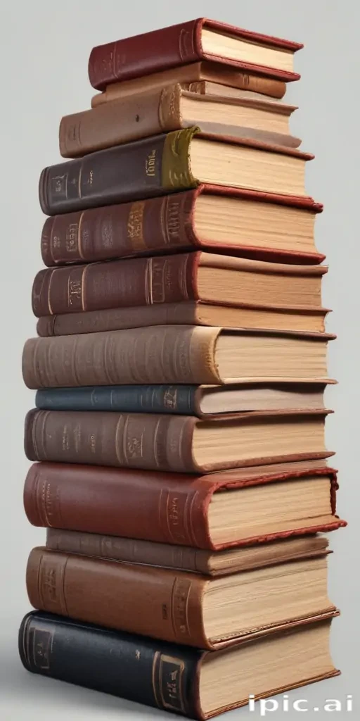 books stacked clipart
