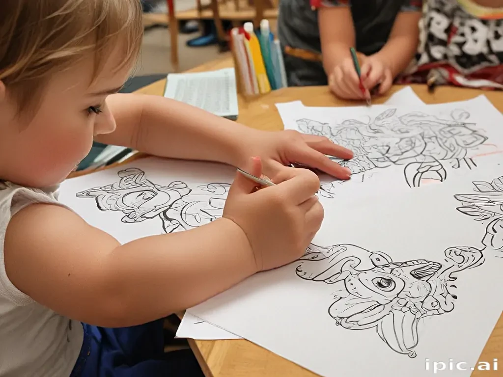 kids drawing