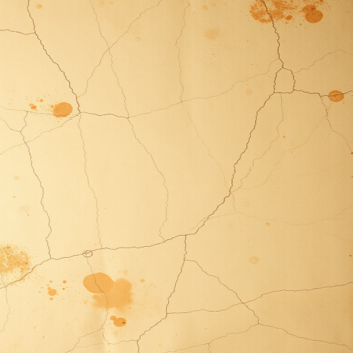 Create a vintage textured paper background with cracks and stains, 50mm lens, f/8 aperture, 1/125 shutter speed, natural lighting, shot with a DSLR camera in macro mode.