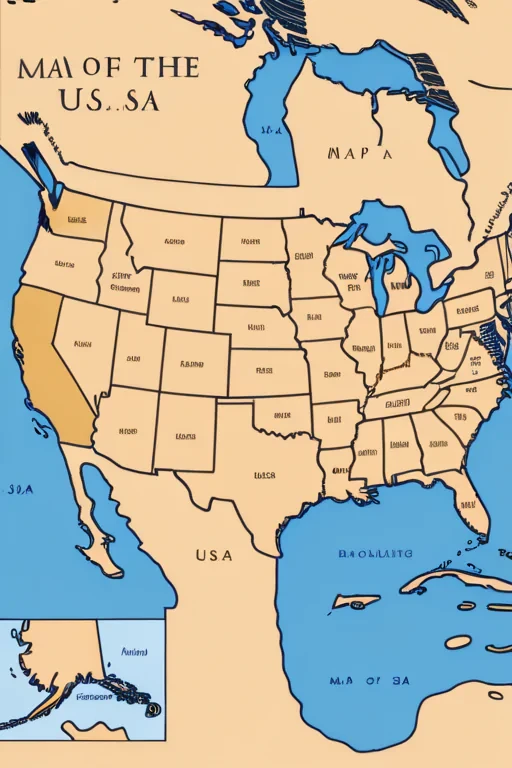 map of the usa