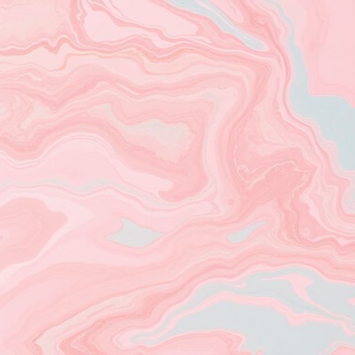 Create a high-resolution abstract marble texture image featuring soft pastel colors in swirls of pink, peach, and turquoise with smooth gradients and a soft-focus effect using a DSLR camera at f/8, ISO 100, 50mm lens, captured from a top-down perspective.