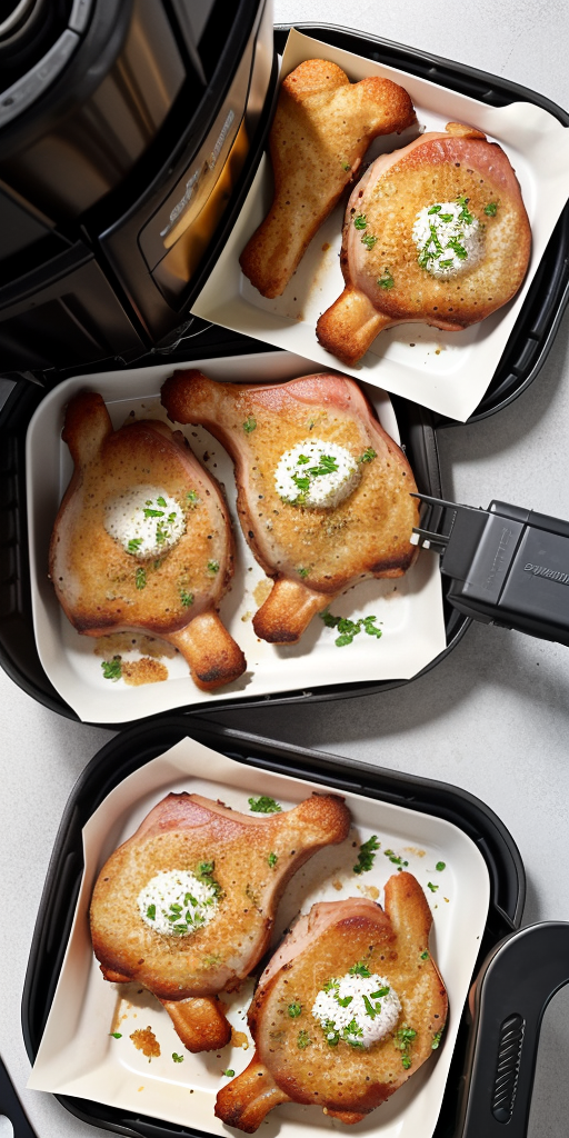 shake n bake pork chops in air fryer