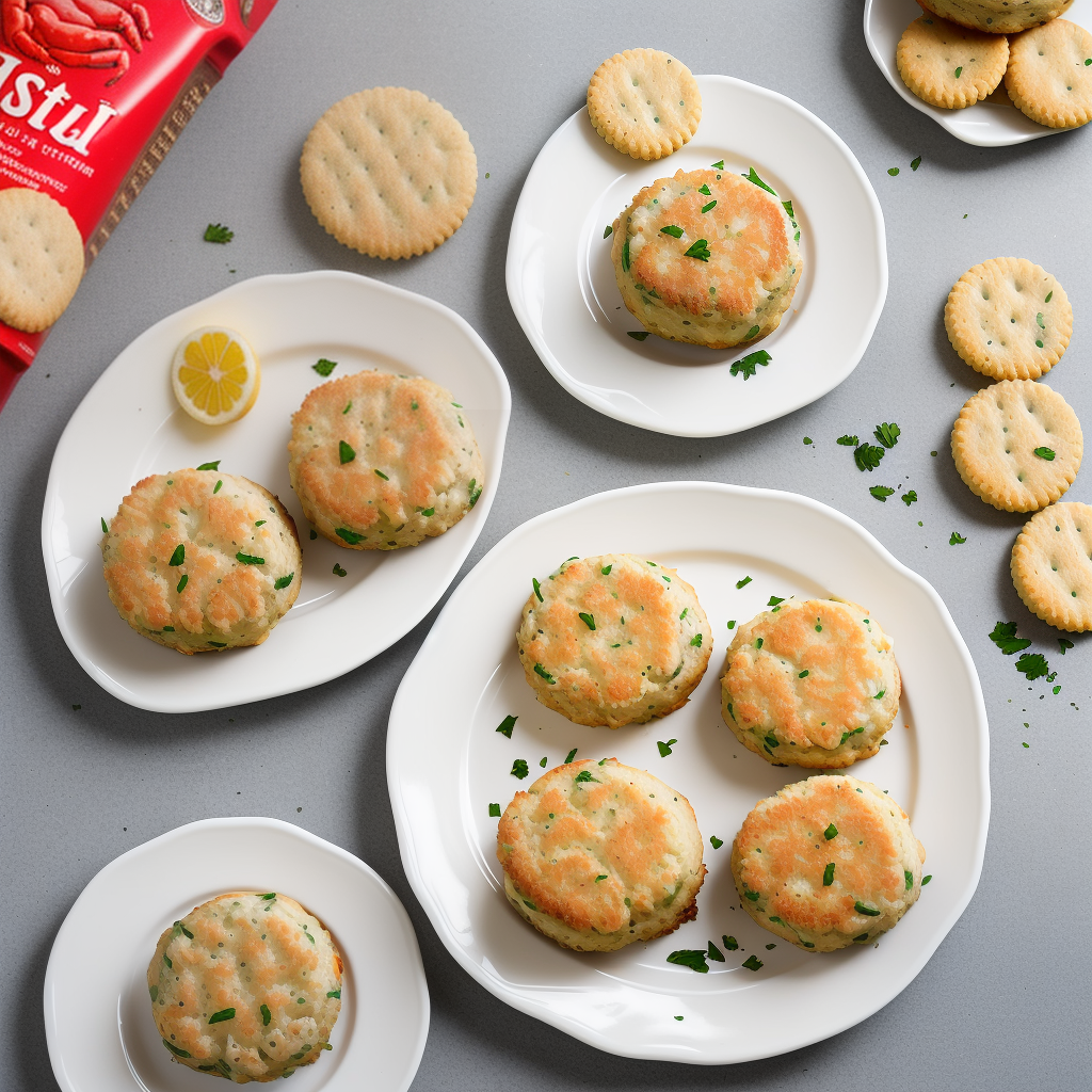 crab cakes with ritz crackers